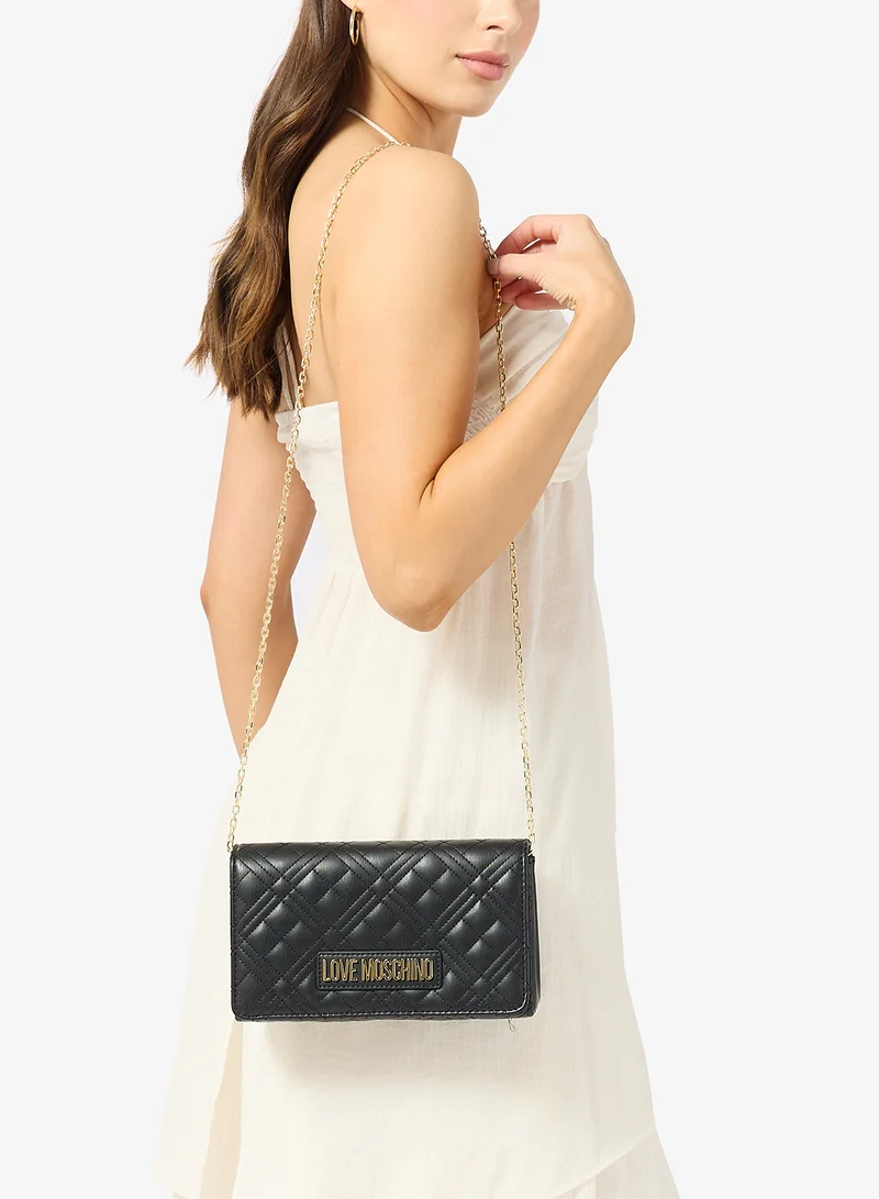 Love Moschino Smart Daily Quilted PU Crossbody Bag